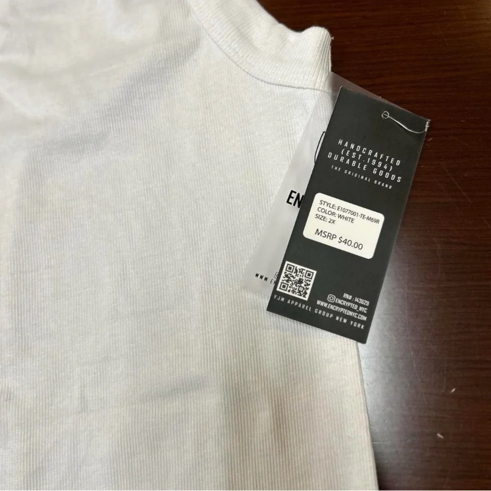 Encrypted White Men's Tank Top